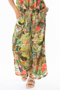 Escape 16003 Cecilia Print Wide Leg Trousers