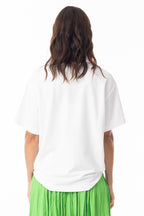 Escape 62751 White Tropical Bay Motif T-Shirt