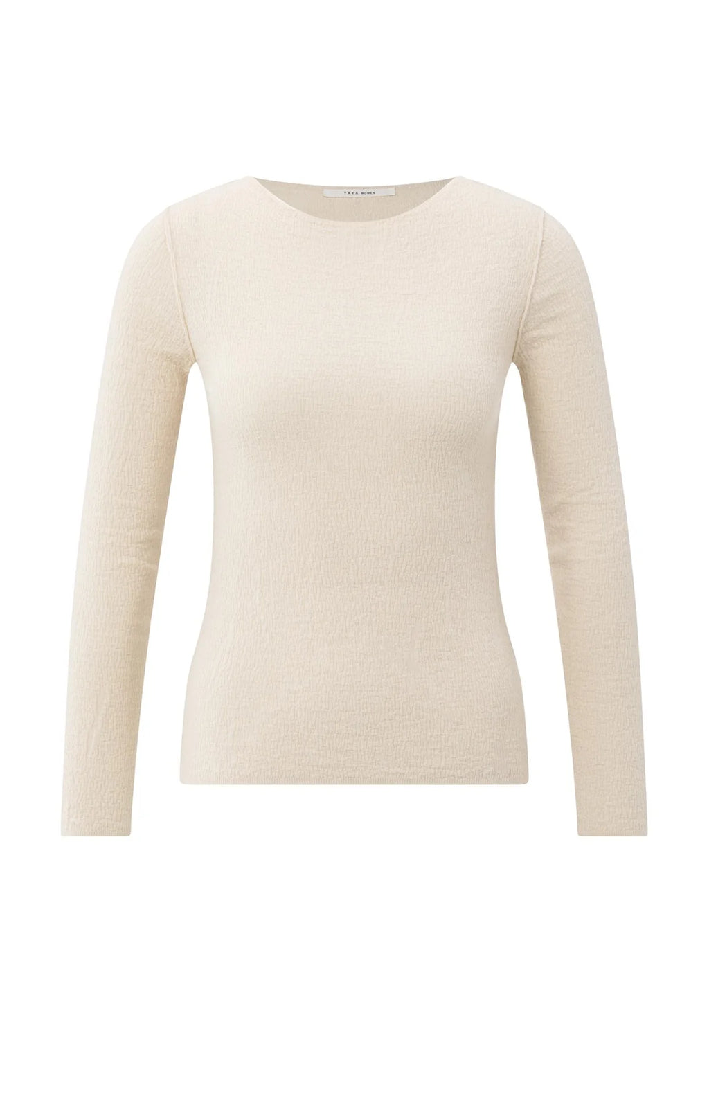 Fine Knitted Top - Cream