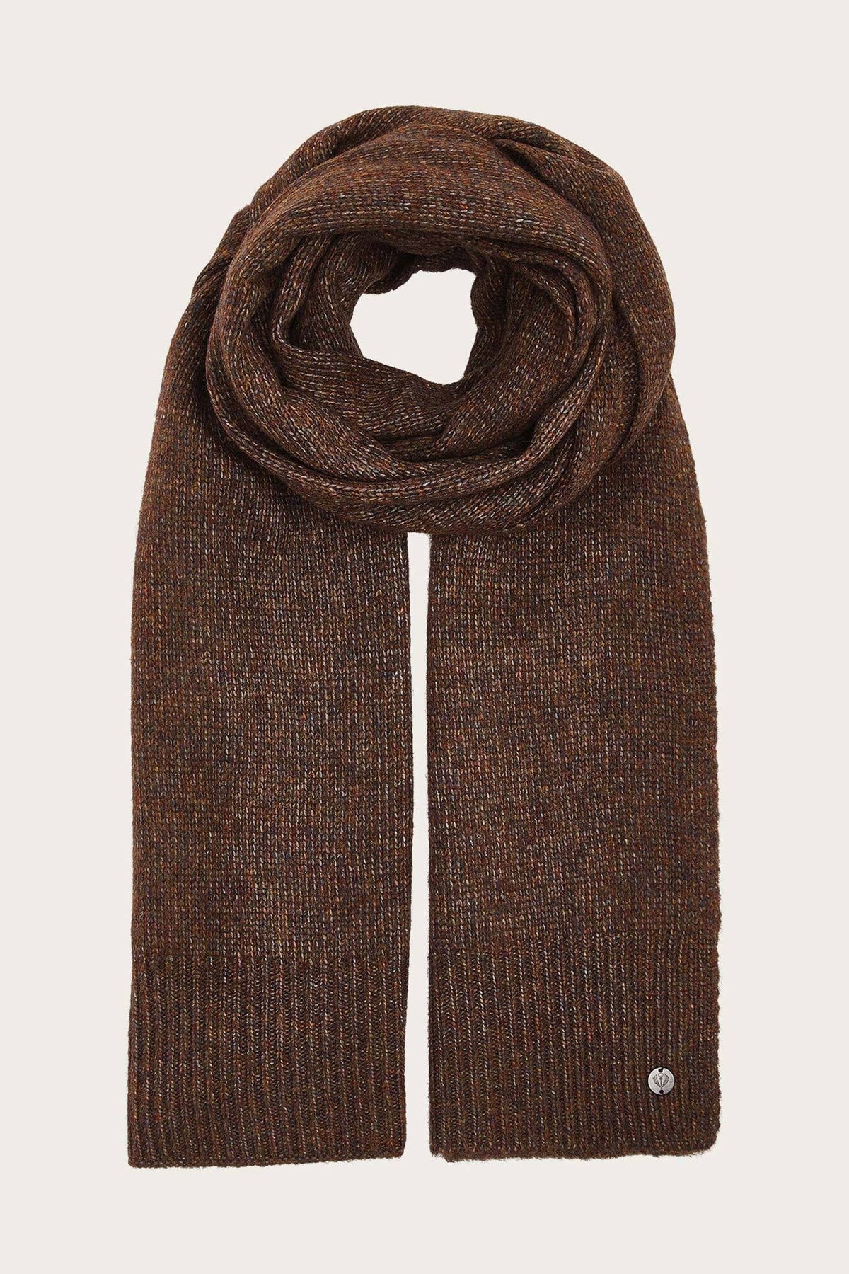 Fraas Brownie Knitted Scarf 667062-872, front view