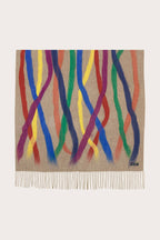 Fraas Frappé Multicolour Brushstroke Wrap 623560-866, flat view showing full design