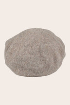Fraas Sand Beige Wool Baker Boy Cap 679008-174, top view