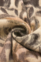 Fraas Soft Beige Floral Scarf 620015-172, fabric detail