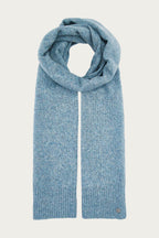 Fraas Zen Blue Knitted Scarf 667062-501, front view
