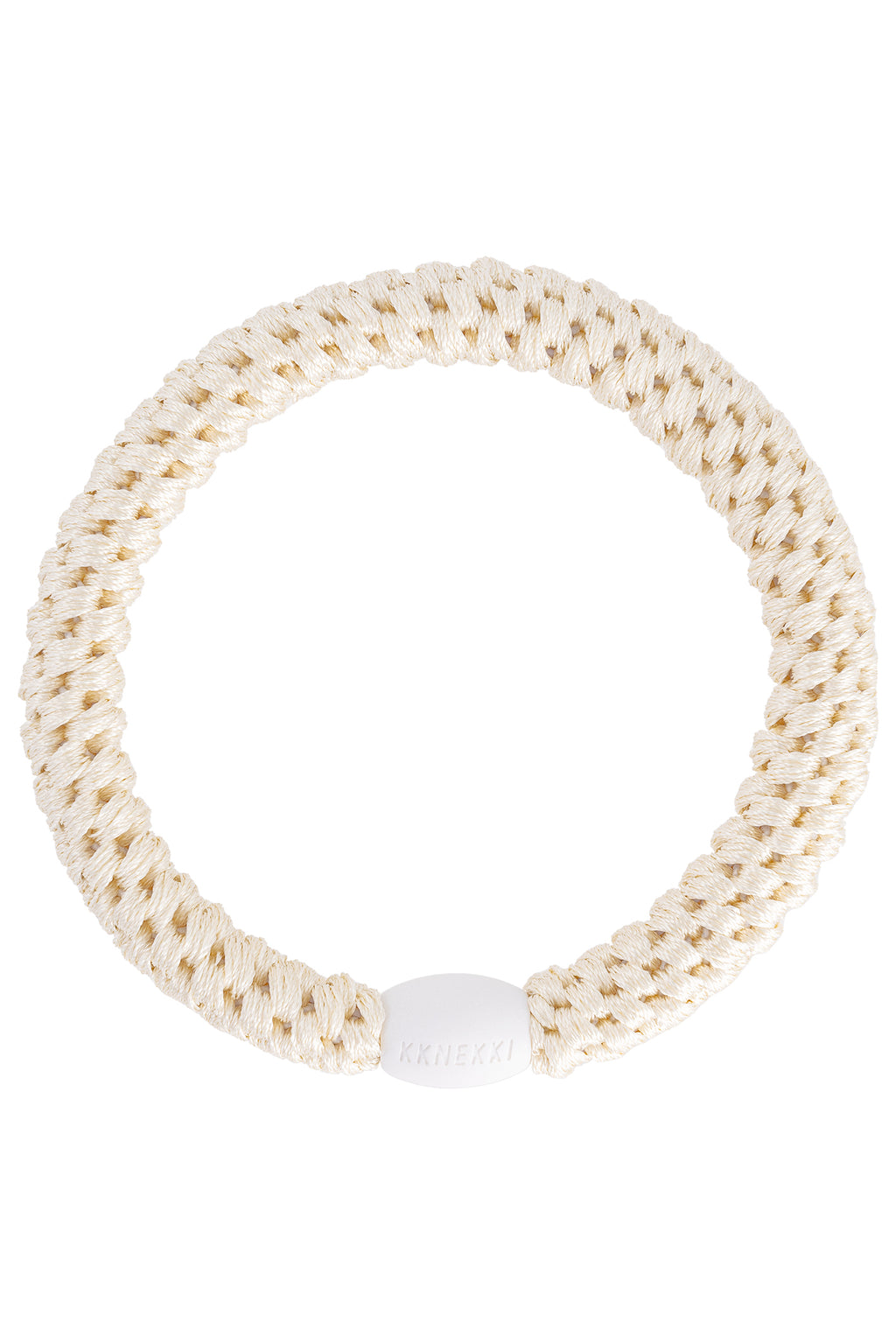 KKNEKKI ivory hair tie at OSO Boutique
