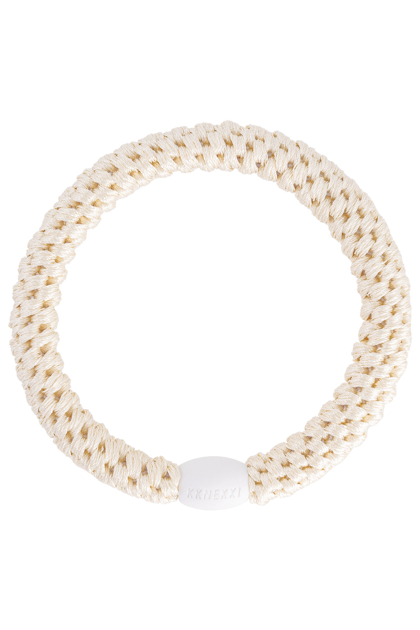 KKNEKKI ivory hair tie at OSO Boutique