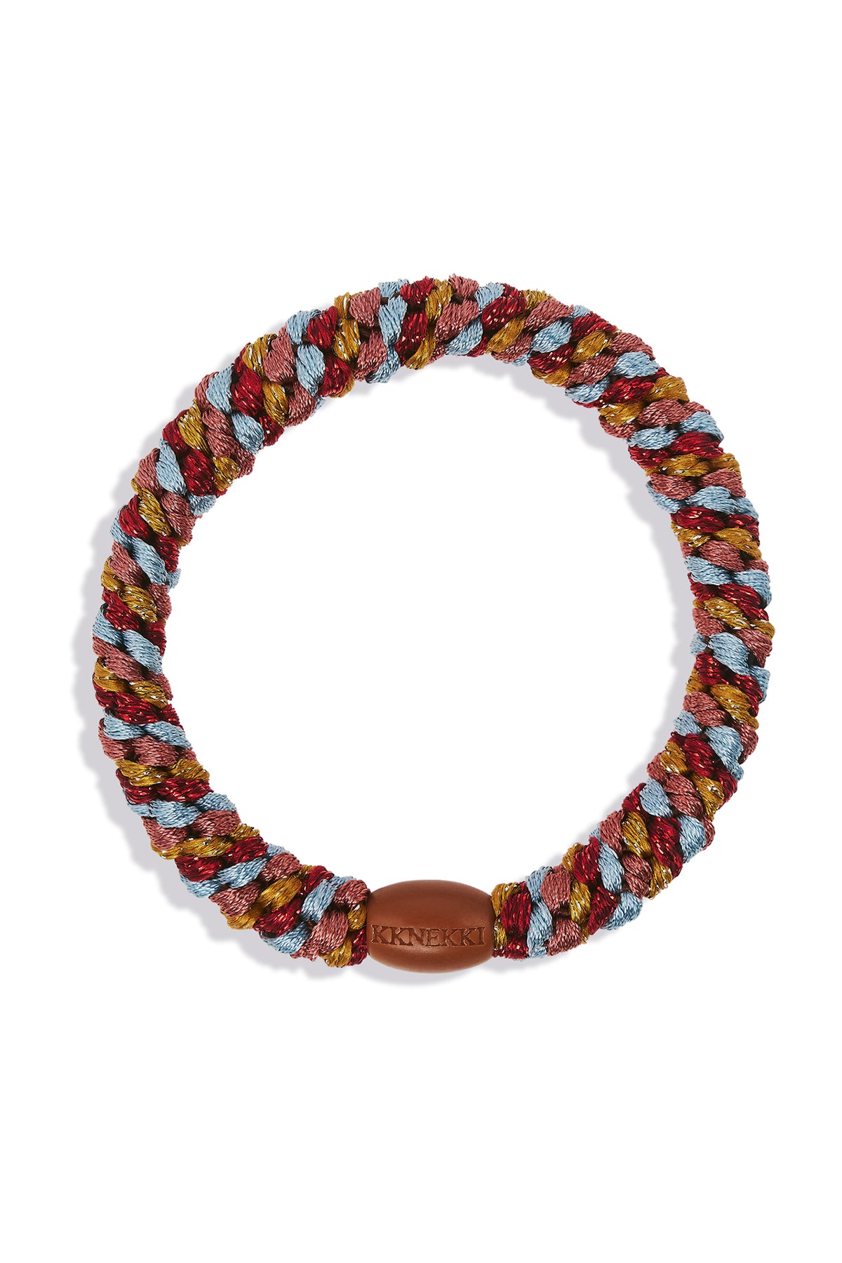 KKNEKKI Mix Bordeaux Curry Multicolour Hair Tie 9329, packshot