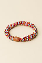 KKNEKKI Mix Bordeaux Curry Multicolour Hair Tie 9329, studio shot