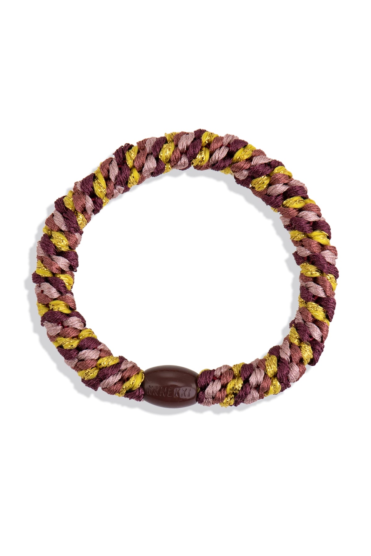 KKNEKKI Mix Rosewood Sun Glitter Multicolour Hair Tie 5556, packshot