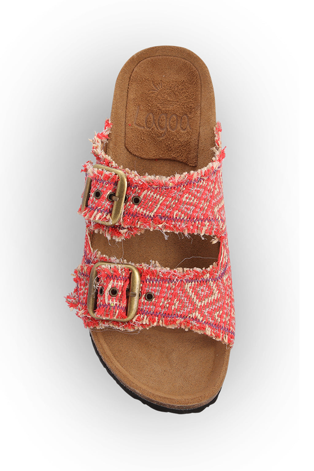 Lagoa Jurere Itzae Coral Tessuto Sandals