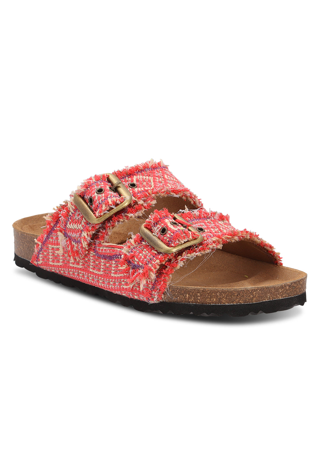 Lagoa Jurere Itzae Coral Tessuto Sandals