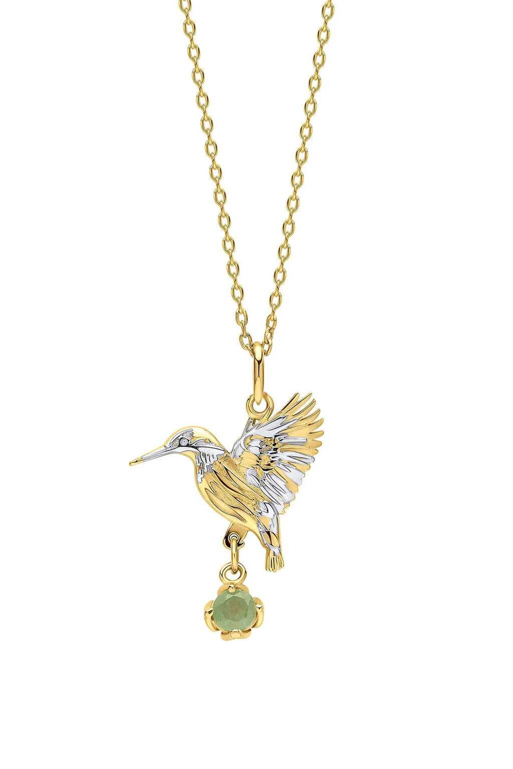 Laura Ashley Fashion Llanelli Kingfisher Gold Plated Necklace N4719G