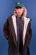 Laure + Max Guzmania Brown Leopard Print Jacket 26AH153, front view