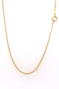 LBJ Jewellery Gold Plated 18 Inch Trace Chain SK40GP, packshot