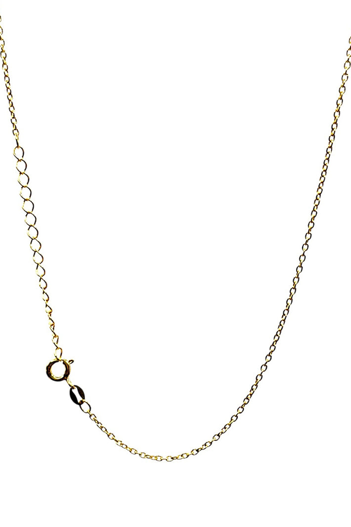 LBJ Jewellery Gold Plated Small Trace Chain SK30GP, packshot