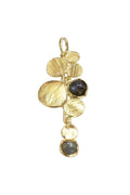 LBJ Jewellery Labradorite Asymmetrical Gold Pendant P18306, front