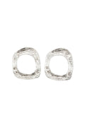 LBJ Jewellery Silver Cut Out Studs E22028, front
