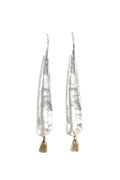 LBJ Jewellery Silver organic drops E24042, front
