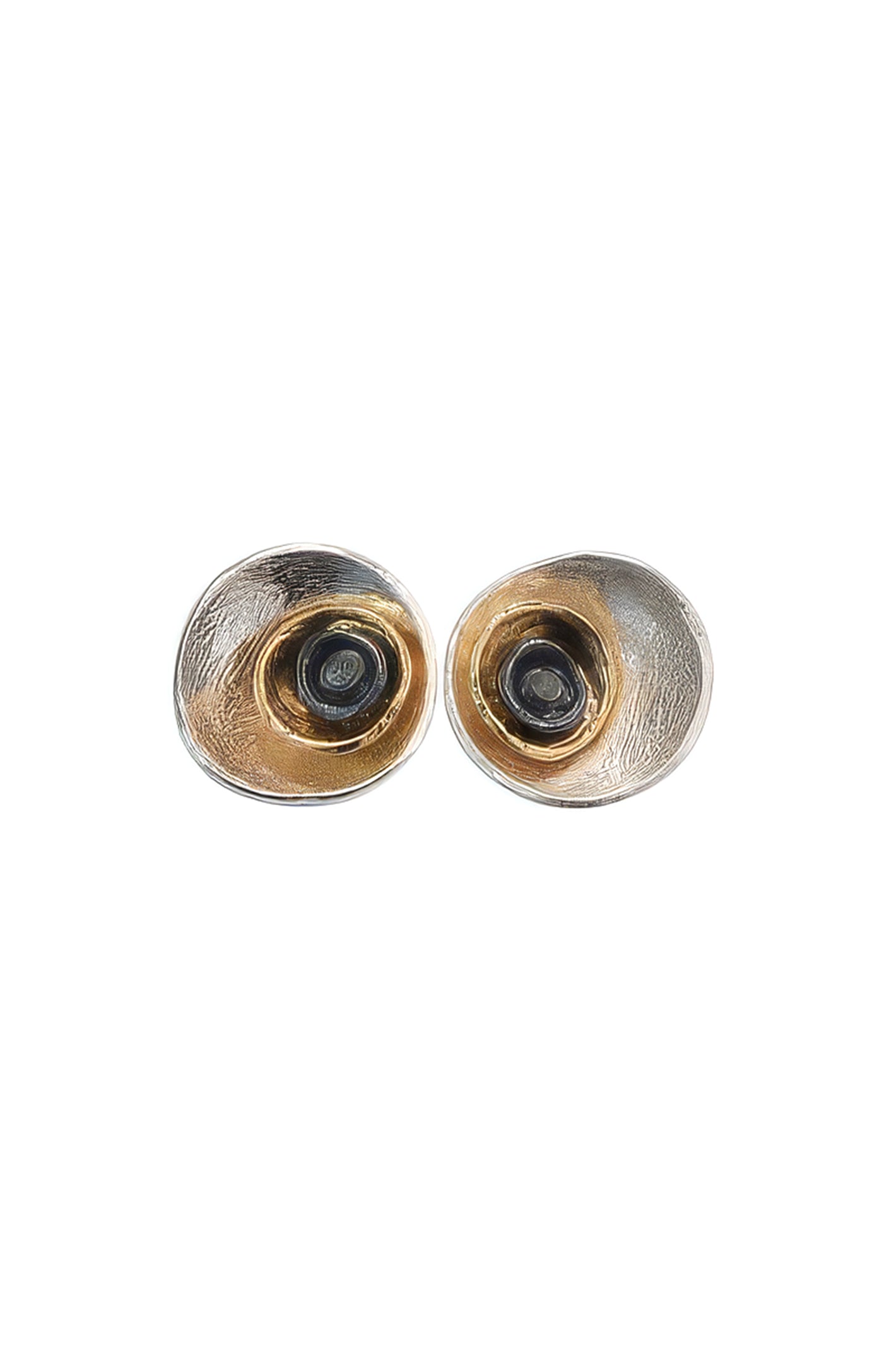 LBJ Jewellery Three Colour Cup Multicolour Studs E15188, front