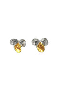 LBJ Jewellery Two Colour Bloom Multicolour Studs E21047A, front