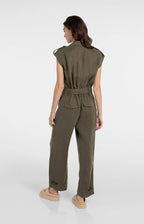 Yaya 01-341026-604 Army Green Jumpsuit