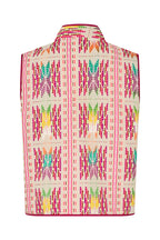 Lolly's Laundry CairoLL Pink Ikat Quilt Gilet 26155-1040 51