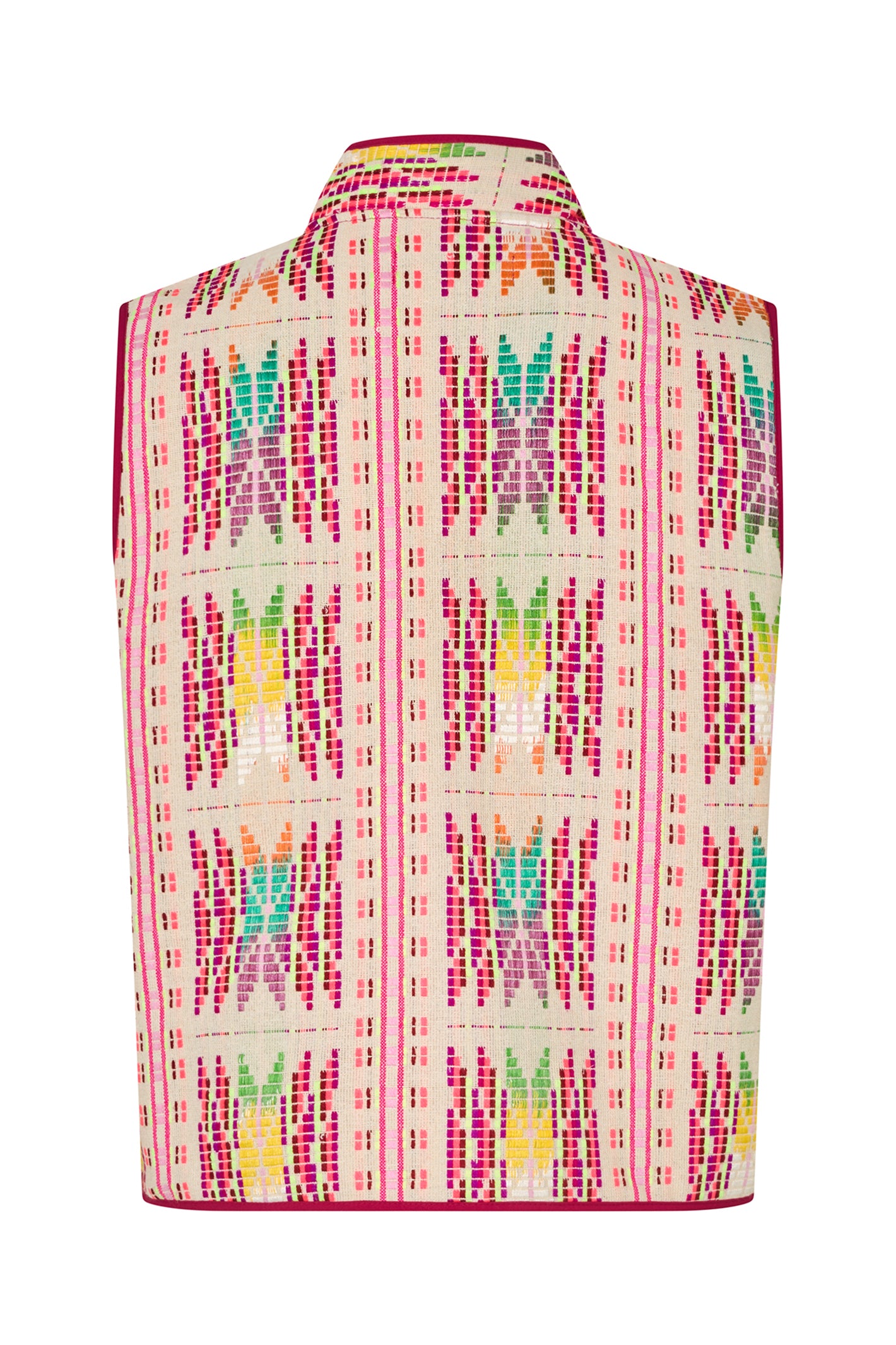 Lolly's Laundry CairoLL Pink Ikat Quilt Gilet 26155-1040 51