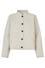 Lolly's Laundry EmiliaLL Grey Stripe Quilt Jacket 26133-6003 80