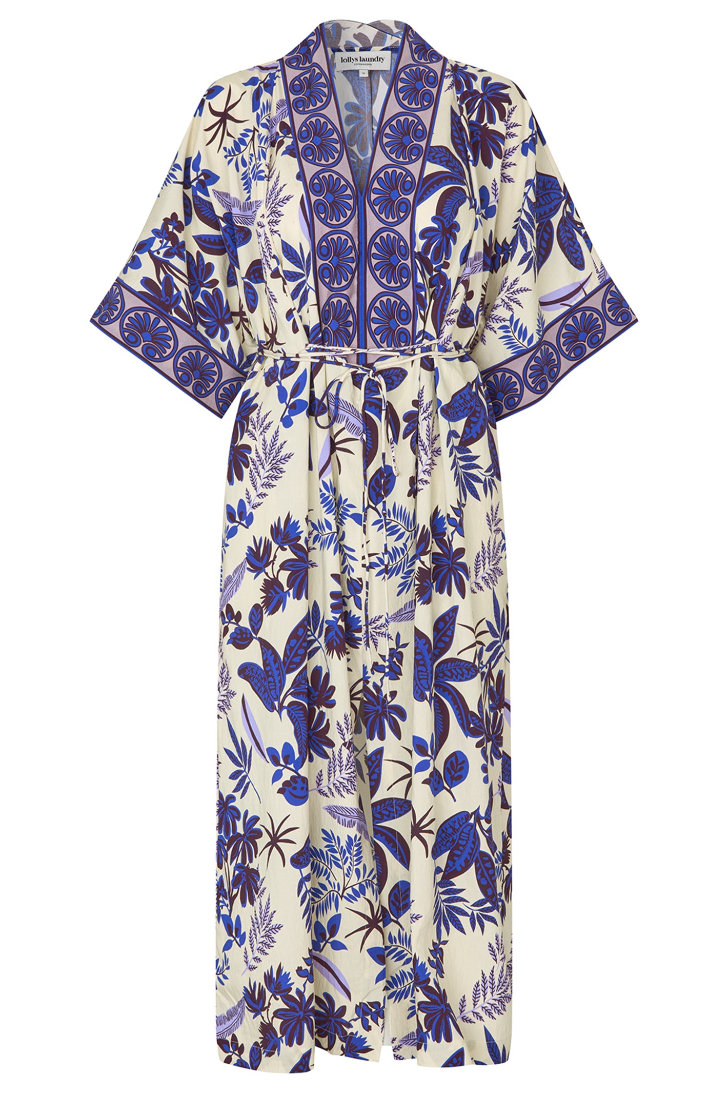 Lolly's Laundry JemimaLL Blue Flower Print Maxi Dress 26110-3004 74