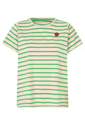 Lolly's Laundry RomaLL Green Stripe Short Sleeve T-Shirt 26126-1081