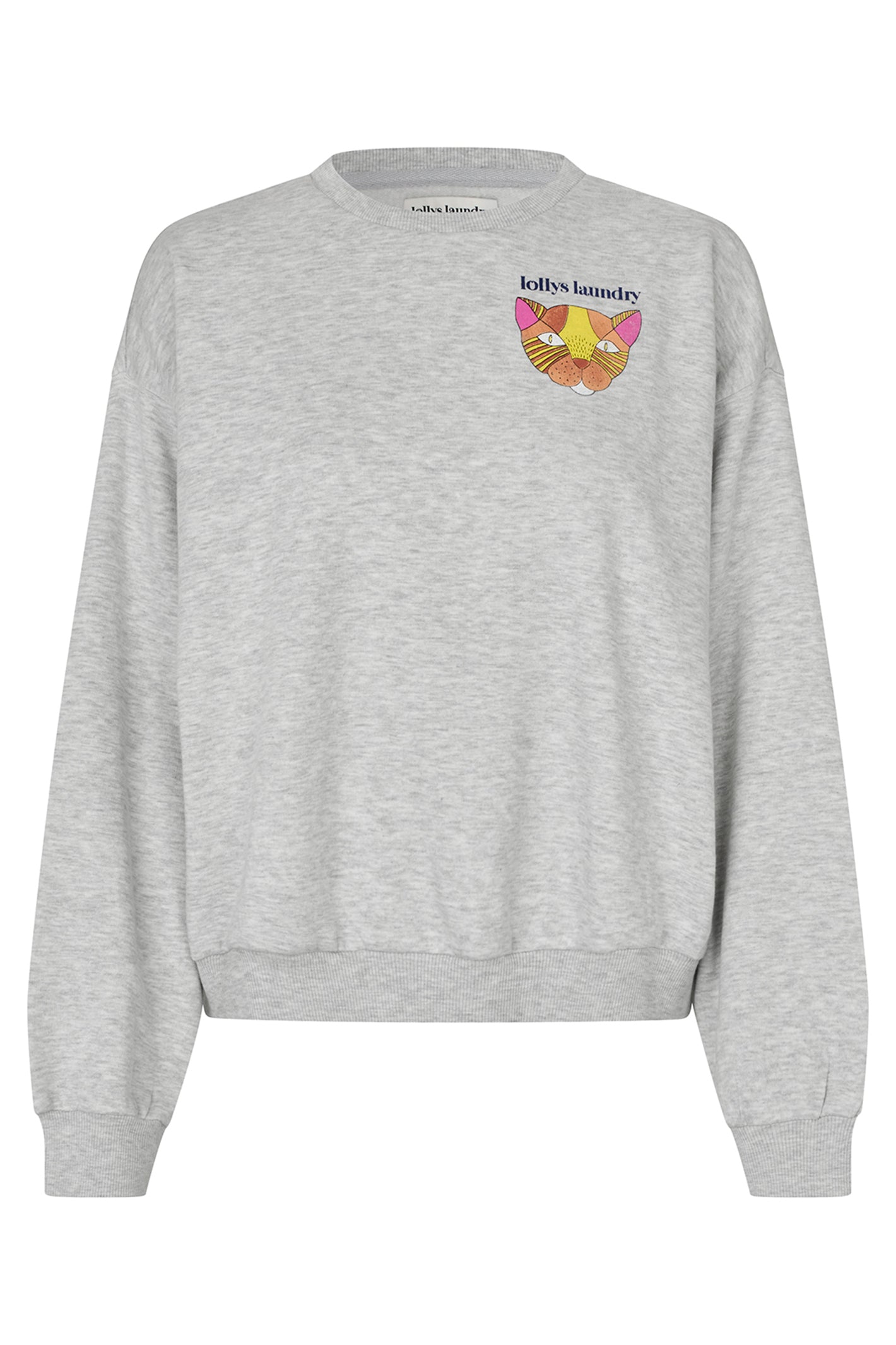 Lolly's Laundry SydneyLL Light Grey Melange Sweatshirt 26193-1071 13