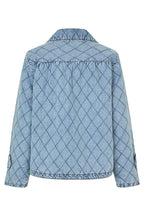 Lolly's Laundry ViolaLL Washed Denim Blue Quilted Jacket 26119-6002 100