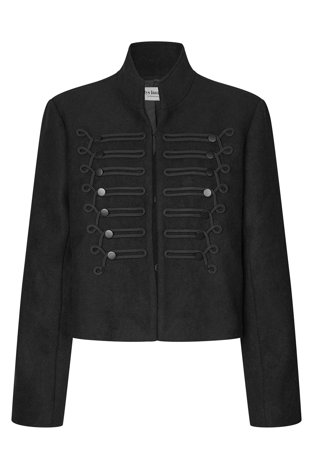 Lollys Laundry JeromeLL Black Military Braid Blazer 26425-6021, front packshot