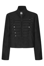 Lollys Laundry JeromeLL Black Military Braid Blazer 26425-6021, front packshot