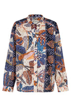 Lollys Laundry ScottieLL Multicolour Patchwork Print Shirt 26403-1071, front packshot showing the print panels
