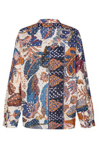 Lollys Laundry ScottieLL Multicolour Patchwork Print Shirt 26403-1071, back packshot