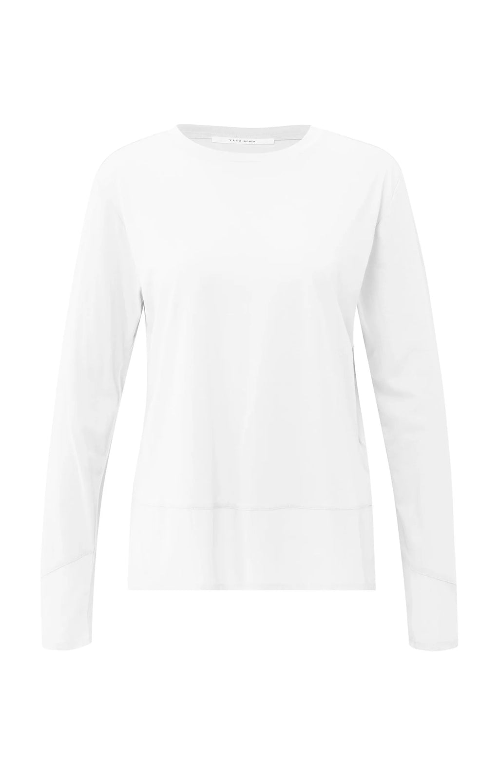 Yaya Long sleeve top - White