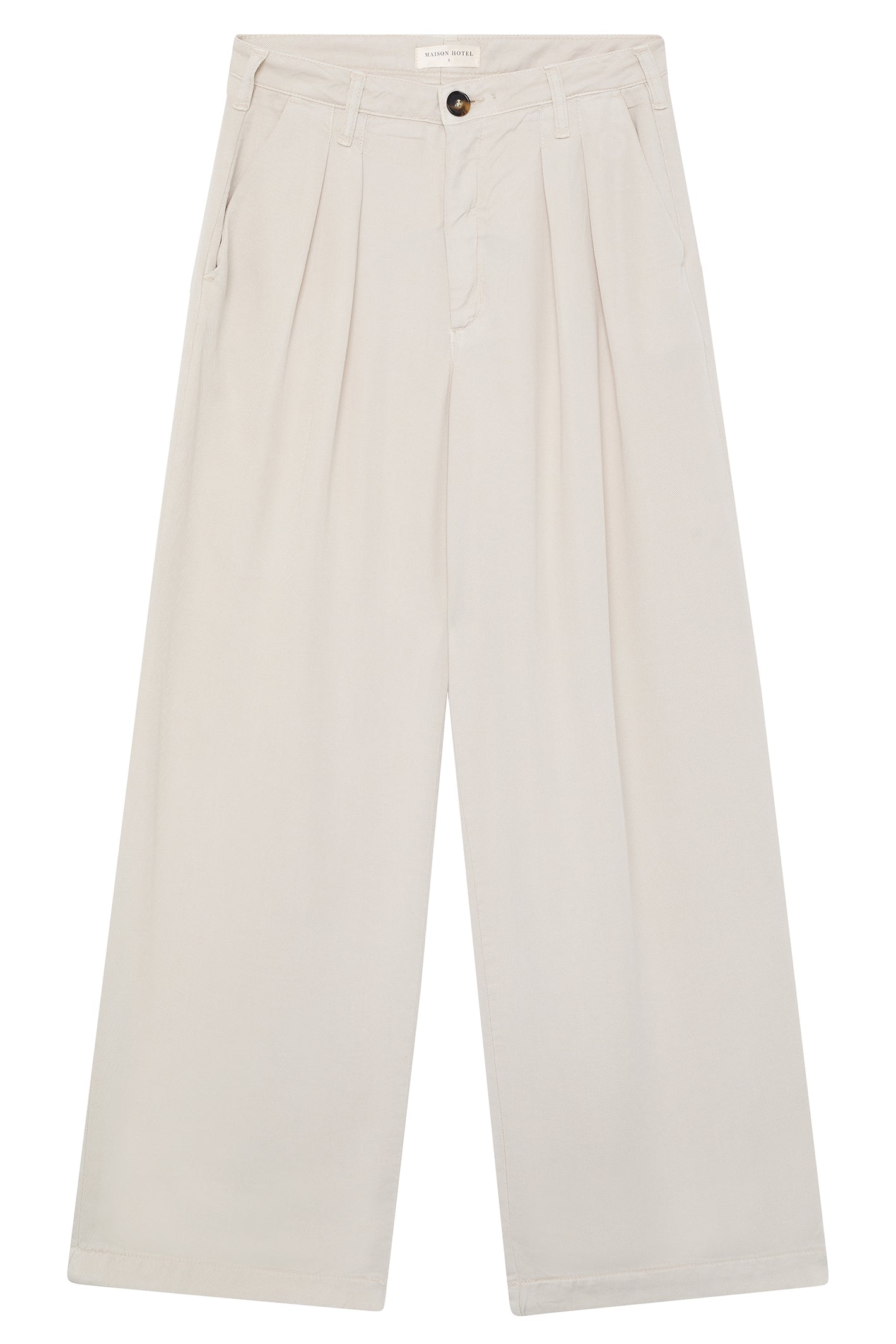 Maison Hotel 14596 Diane Ecru Beige Chino Trousers