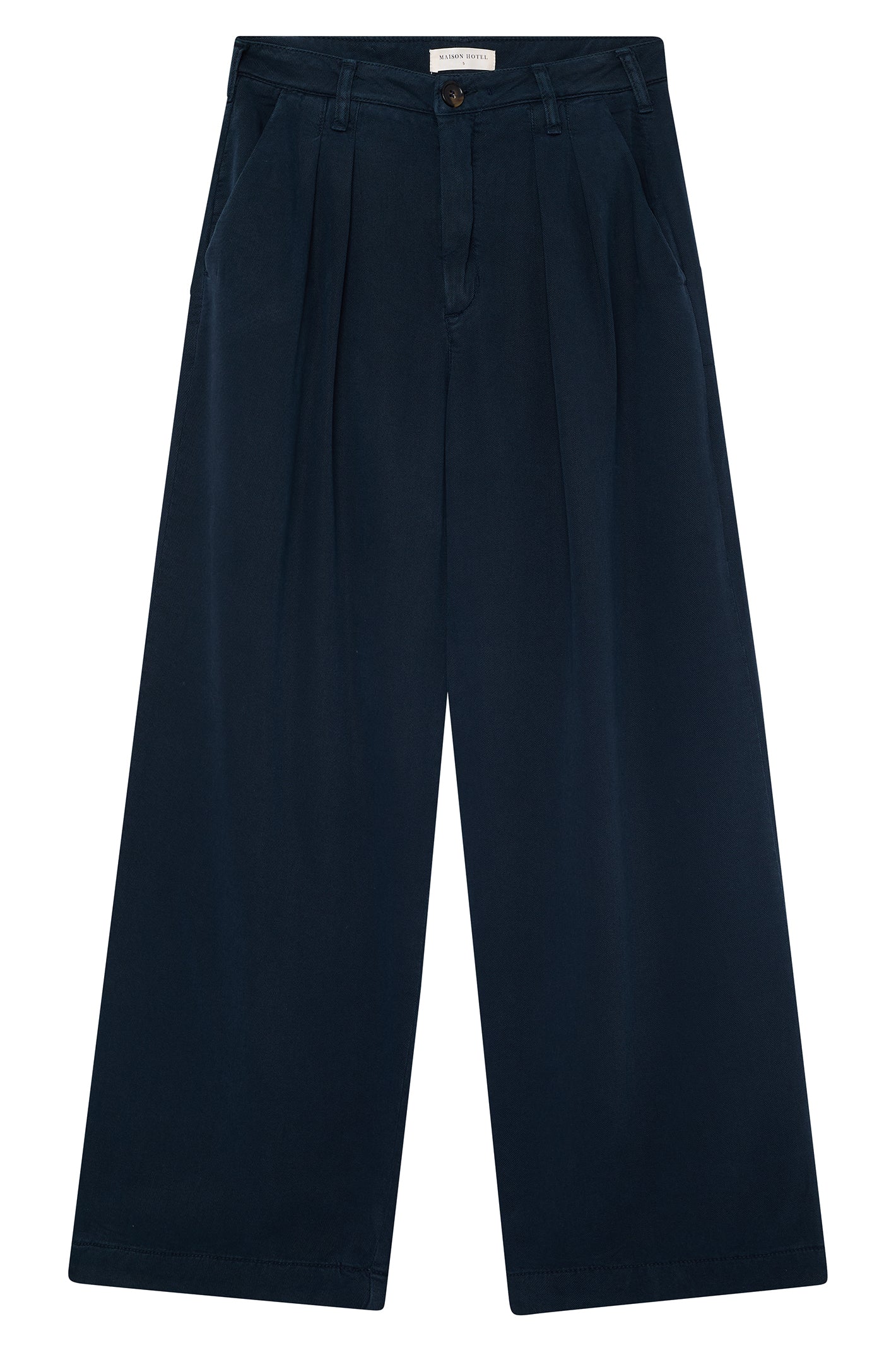 Maison Hotel 14596 Diane Navy Chino Trousers