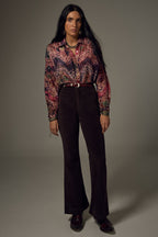 Maison Hotel Ayahuasca Janis Rainbow Pink Shirt 16029, full length