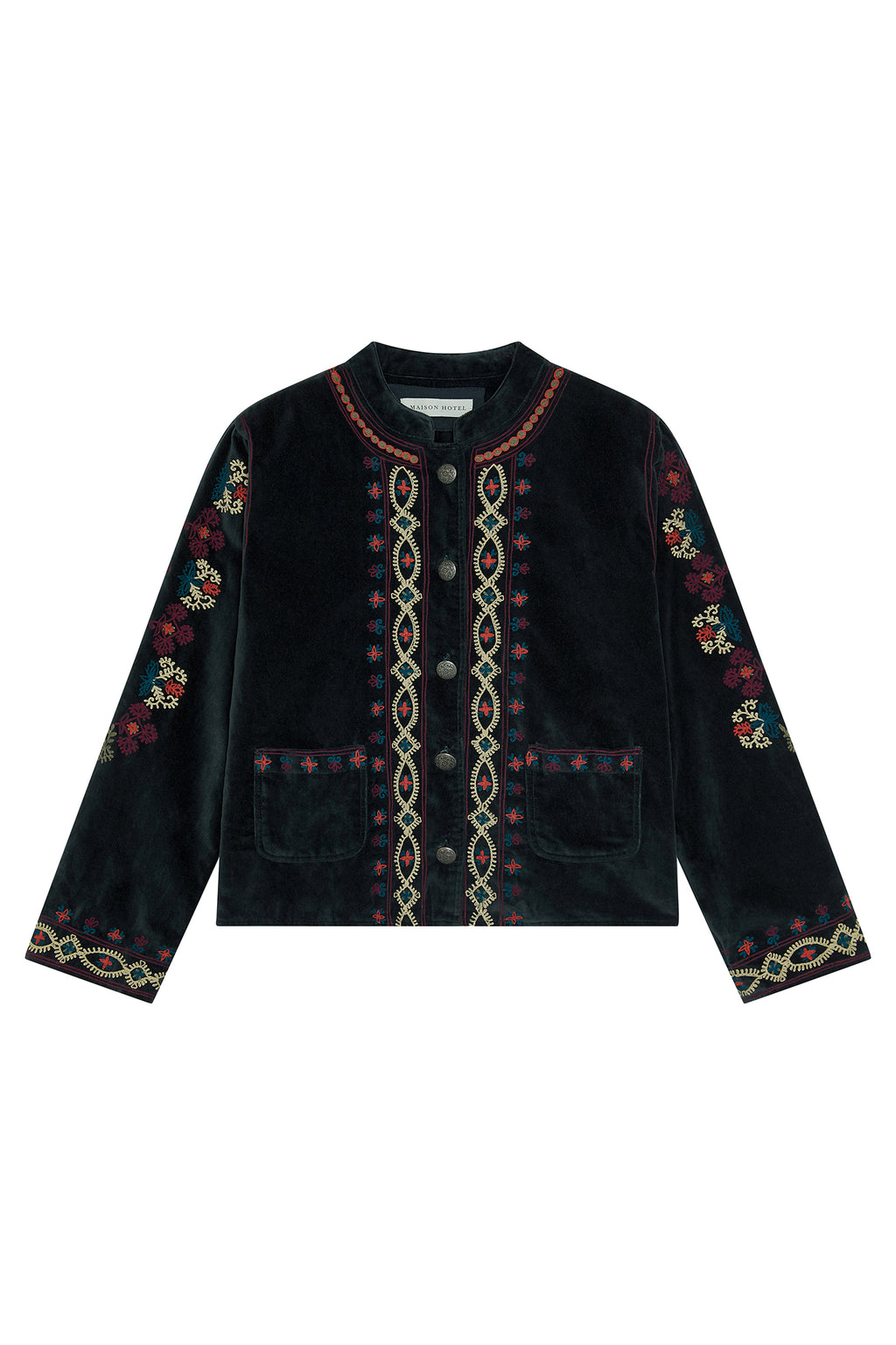 Maison Hotel Minotaure Breton Jade Green Jacket 16004, packshot