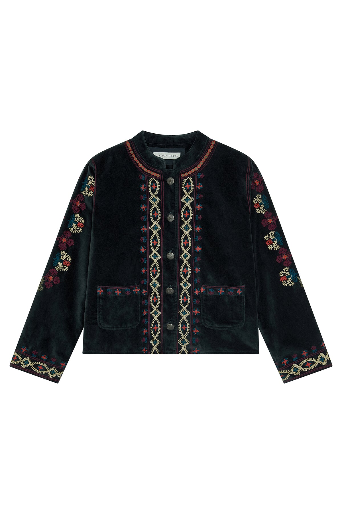 Maison Hotel Minotaure Breton Jade Green Jacket 16004, packshot