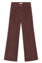 Maison Hotel Riviera 69 Marceau Retro Stripes Brown Pant 15425, packshot
