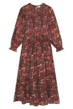 Maison Hotel Vintage Patch Leandra Tobacco Red Dress 15682, packshot