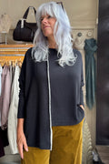 Mama B Charlotte Nero Black Jumper 17237, front view