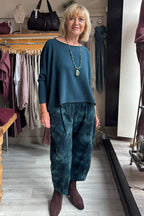 Mama B Kira AW26 Atlantic Blue Jumper, full length