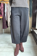 Mama B Mira TKARI Nero Black Trousers, front view