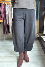 Mama B Mira TKARI Nero Black Trousers, front view