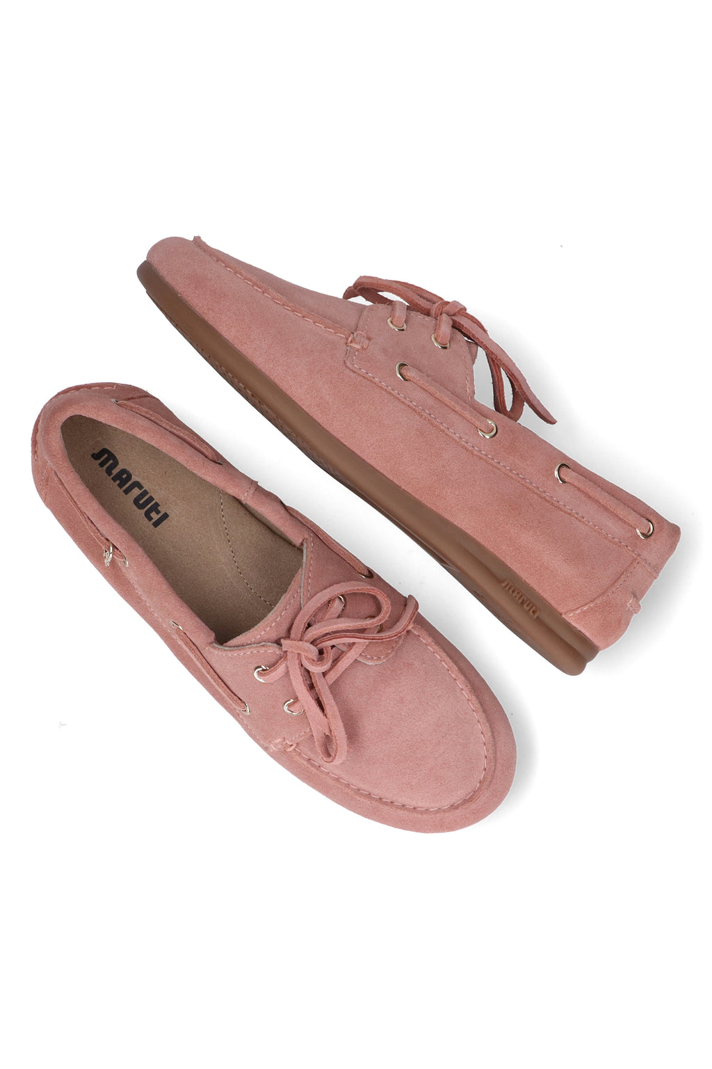 Maruti Eliza Old Pink Suede Moccasin Shoes 66.1883.01-J20