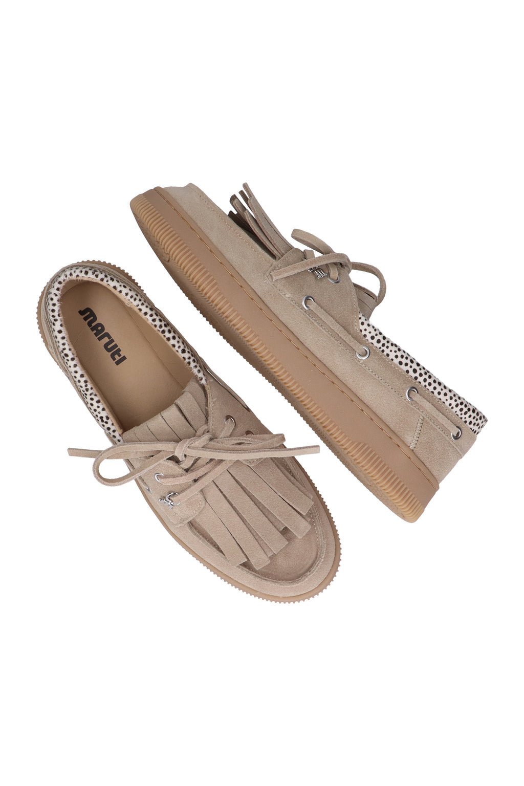 Maruti Shelby Sand Suede Moccasin Shoes 66.1891.01-D69